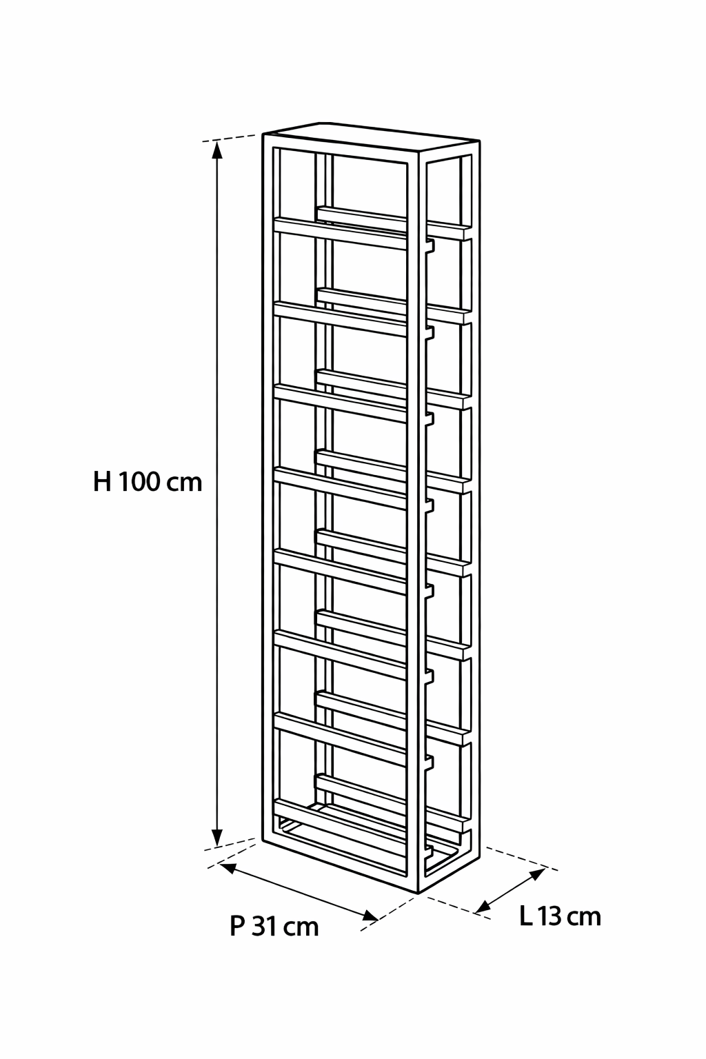 Weinregal Regular Tower
